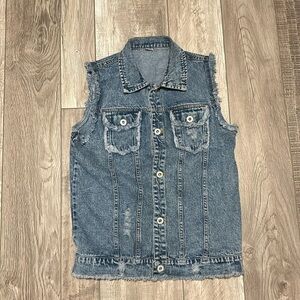 Girls Jean Vest